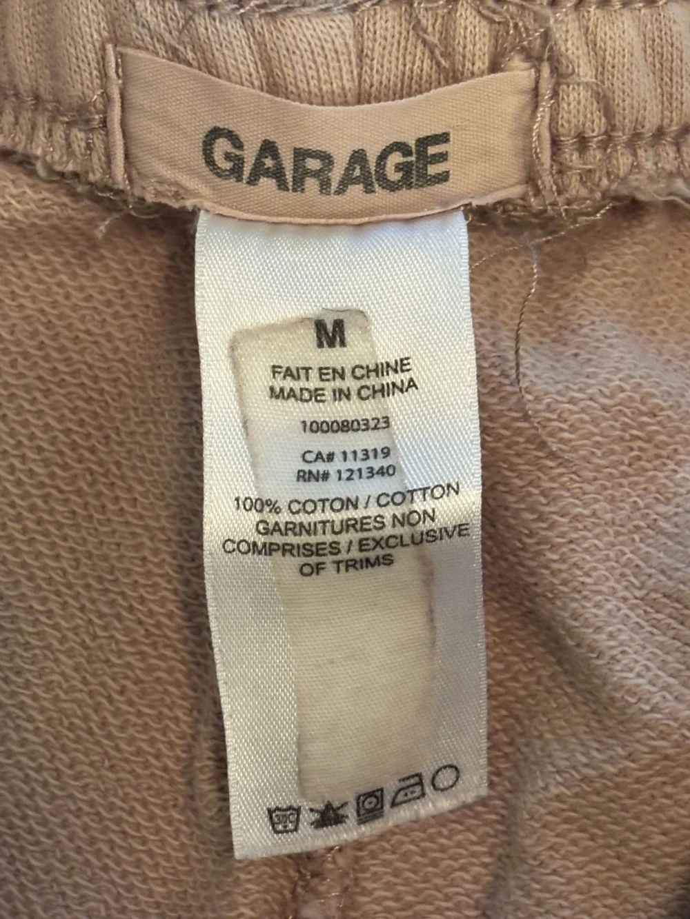 Garage Women's Soft Lounge Shorts in Beige